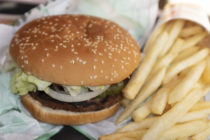 Burger King's vegan Impossible Whopper burger. (Yichuan Cao/NurPhoto via Getty Images)