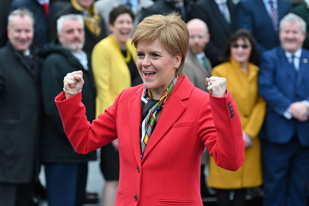 SNP leader and Scottish First Minister Nicola Sturgeon