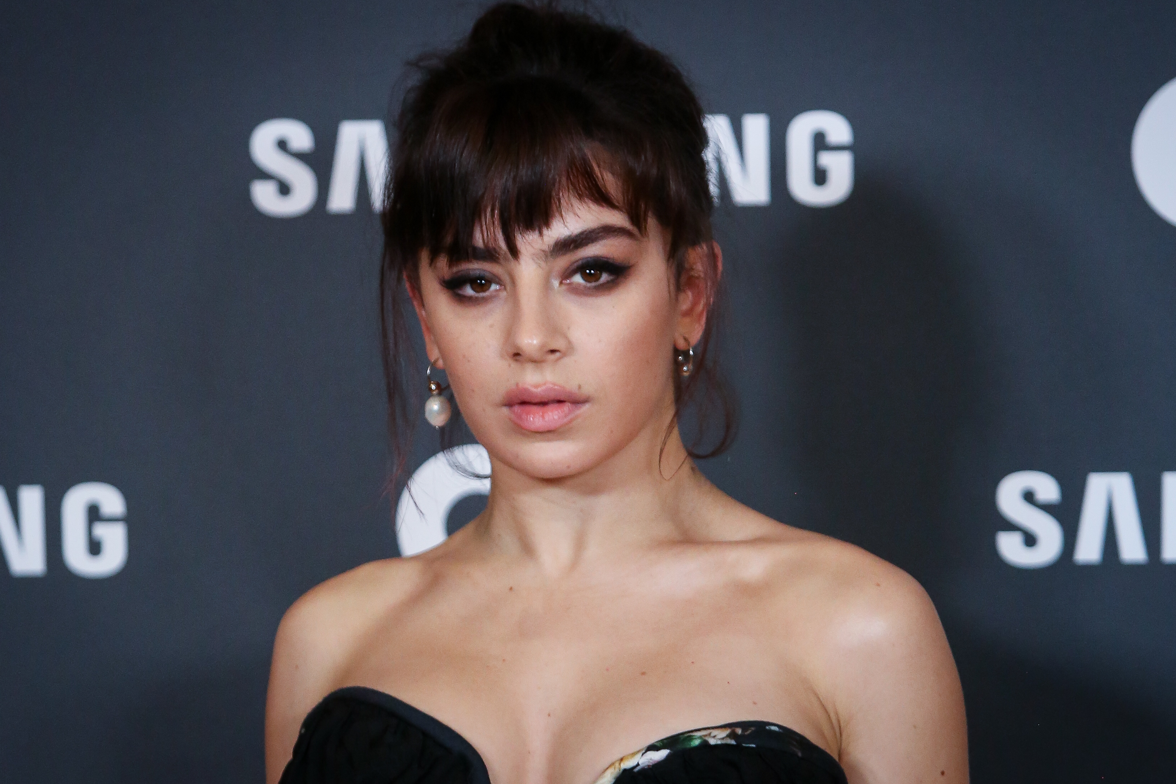British singer Charli XCX attends 'GQ Men Of The Year' awards 2019 at Westin Palace Hotel on November 21, 2019 in Madrid, Spain.