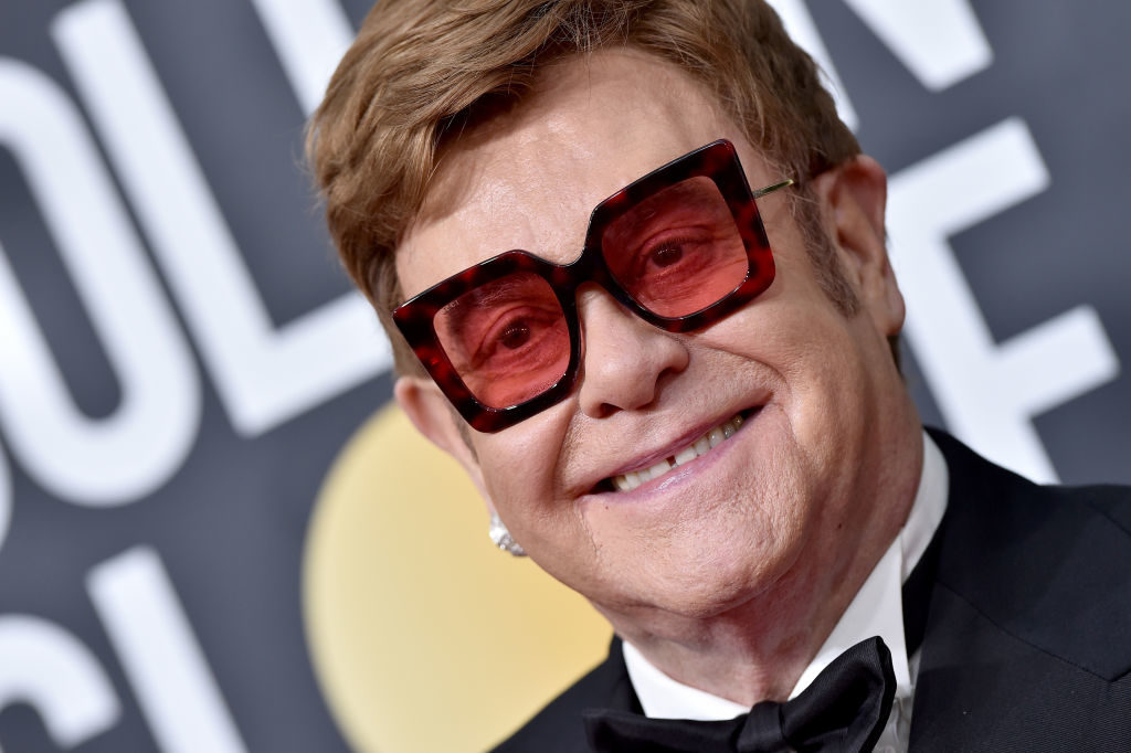 Sir Elton John attends the 77th Annual Golden Globe Awards at The Beverly Hilton Hotel on January 05, 2020.