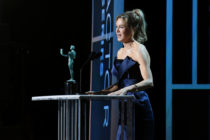 Renée Zellweger accepts the Outstanding Performance by a Female Actor in a Leading Role award for 'Judy' onstage during the 26th Annual Screen Actors Guild Awards