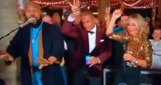 CNN anchor Don Lemon celebrated New Year's Eve in style