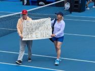 Martina Navratilova and John McEnroe sorry for protest at Margaret Court Arena