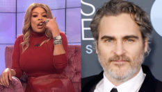 Wendy William's (L) comments about actor Joaquin Phoenix have caused outage. (Screen capture via The Wendy Williams Show/Taylor Hill/Getty Images)