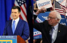 Pete Buttigieg Bernie Sanders New Hampshire primary