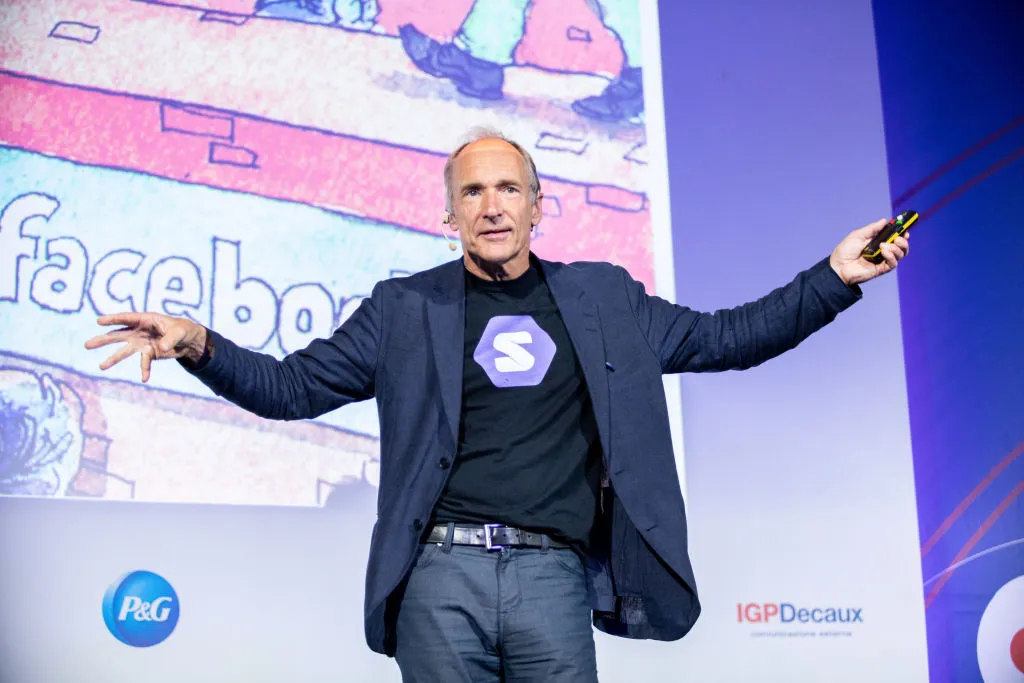 Sir Tim Berners-Lee, the creator of the world wide web