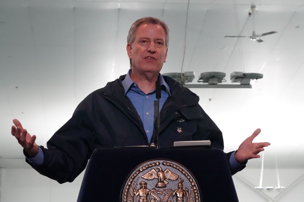 New York City Mayor Bill de Blasio responded to concerns over anti-LGBT evangelist Franklin Graham's involvement in the relief effort