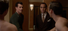 Jake Picking as Rock Hudson and Jim Parsons as Henry Wilson in the new Ryan Murphy series Hollywood