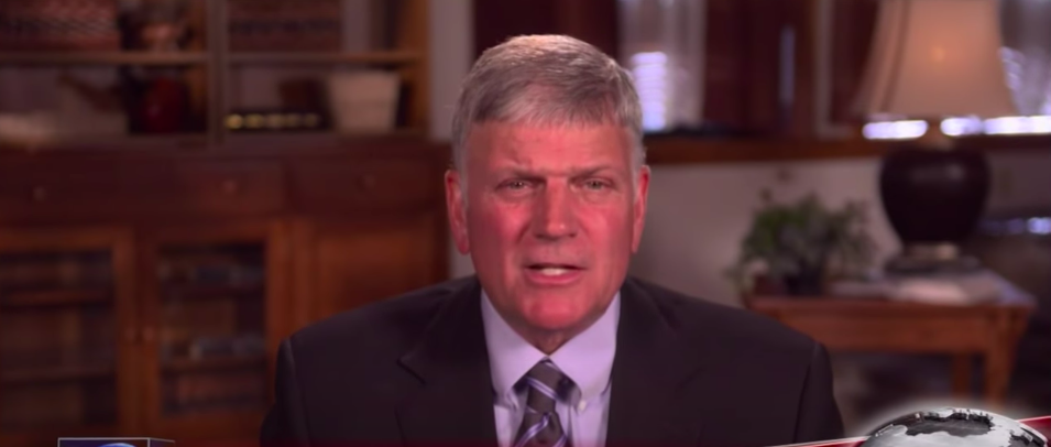 Franklin Graham in a previous appearance on Fox News
