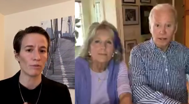 Megan Rapinoe interviewed Joe and Jill Biden