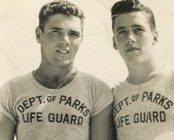 Lifeguards Buzz and Tommy in 1949