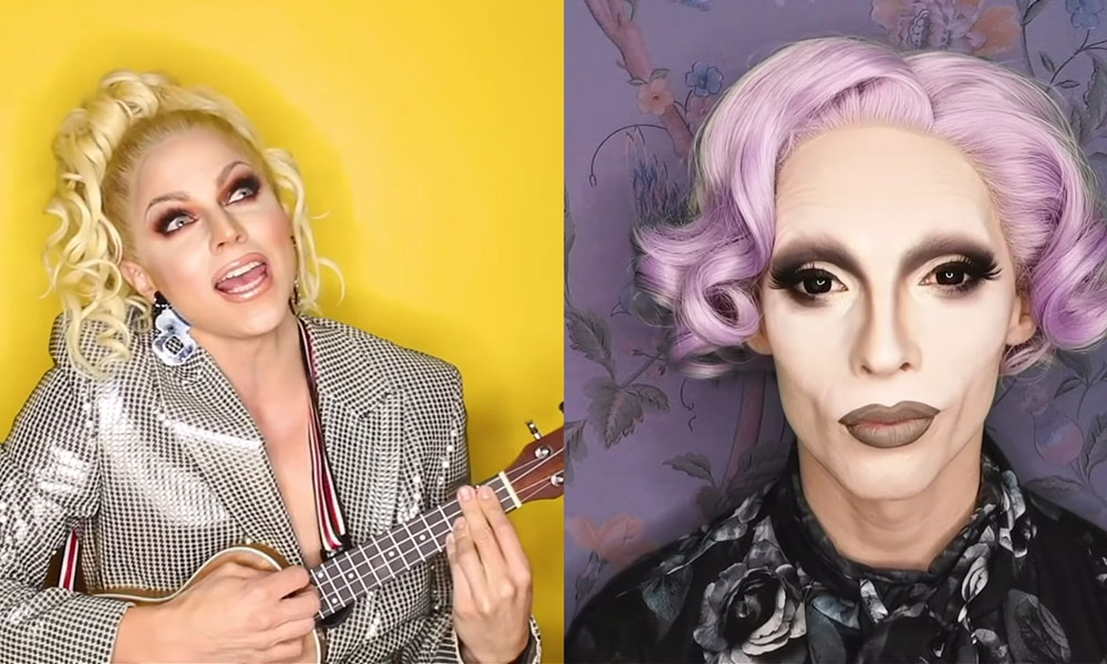 Cheddar Gorgeous and Courtney Act