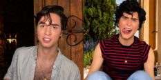 YouTuber Benito Skinner slipped into the roles of both Armie Hammer as Oliver and Timothée Chalamet as Elio