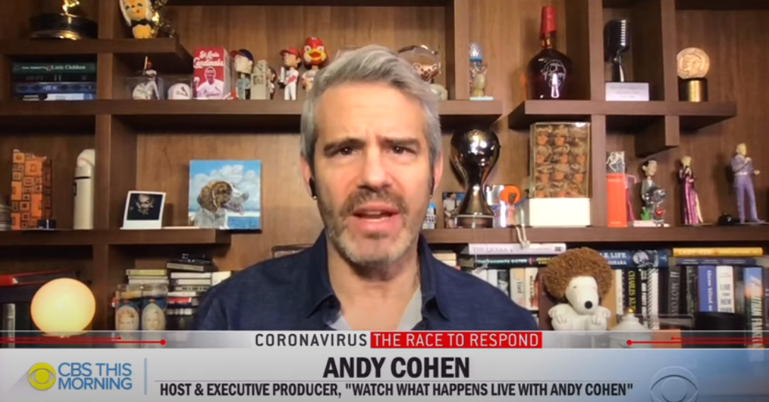 Coronavirus survivor Andy Cohen speaks more sense than experts when it come...