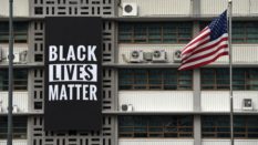 US embassy Black Lives Matter