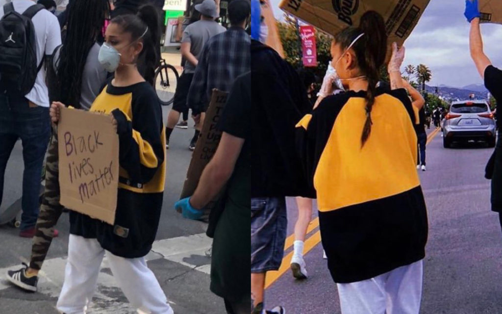 Ariana Grande skewers press for distorting Black Lives Matter protests
