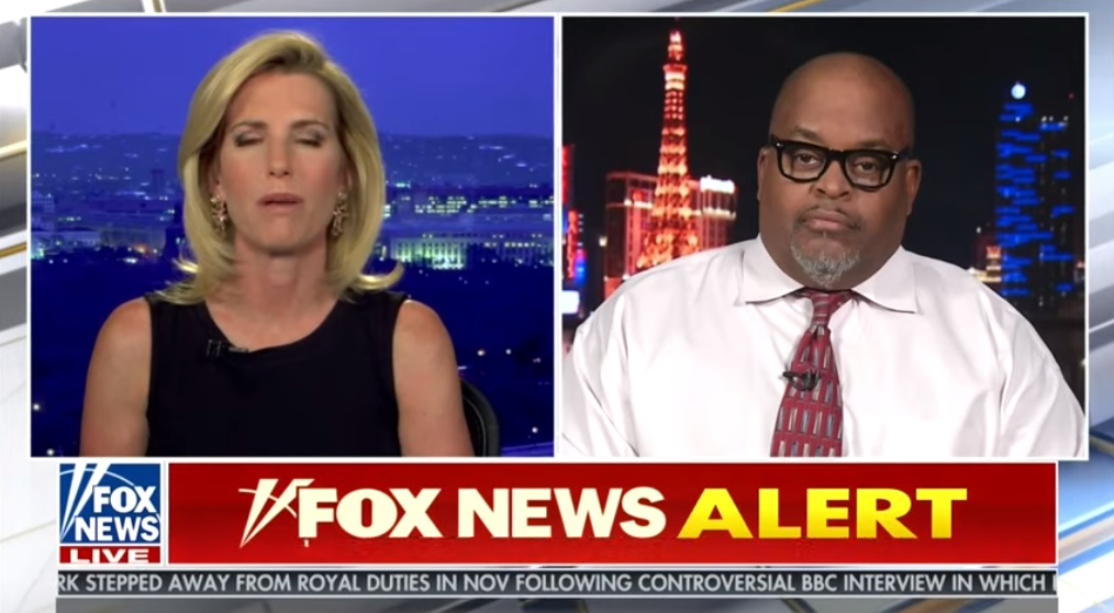 Fox News: Black Voices for Trump activist Niger Innis was appearing on The Ingraham Angle