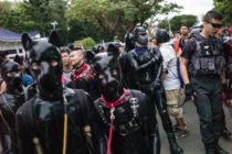 Leather pups at Tapei Pride in Taiwain
