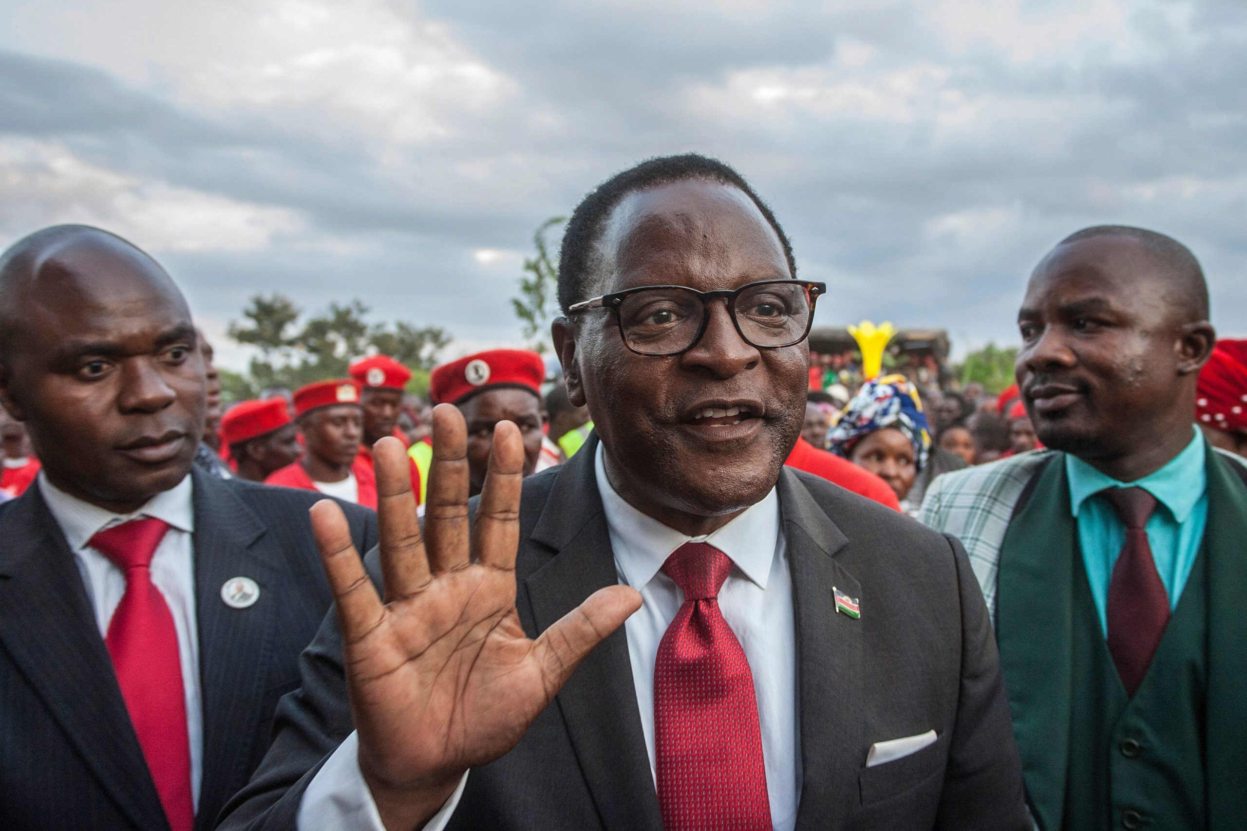 Malawi's new President Lazarus Chakweri 