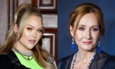NikkieTutorials (L) slammed JK Rowling for her comments on trans folk. (Samir Hussein/WireImage/Jamie McCarthy/Getty Images for Marc Jacobs)