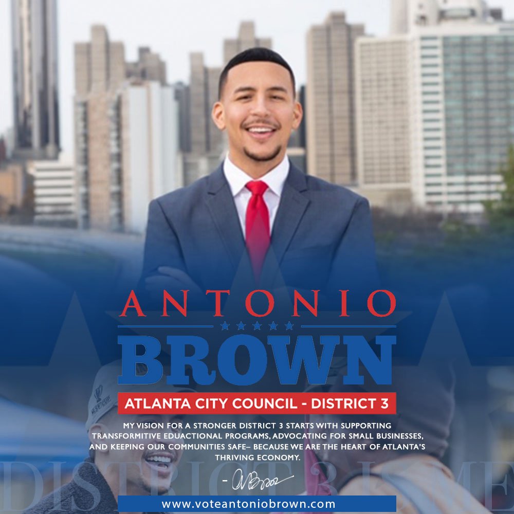 Atlanta city council politician Antonio Brown