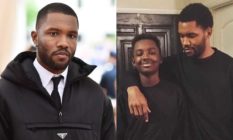 Frank Ocean with his arm around his brother Ryan