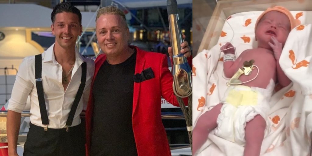 One of UK’s first gay dads welcomes baby girl with daughter’s ex-boyfriend