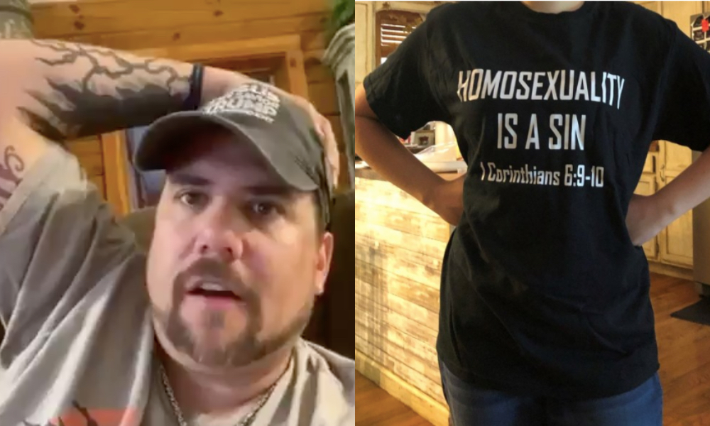 Preacher’s daughter suspended for wearing ‘homosexuality is sin’ t-shirt