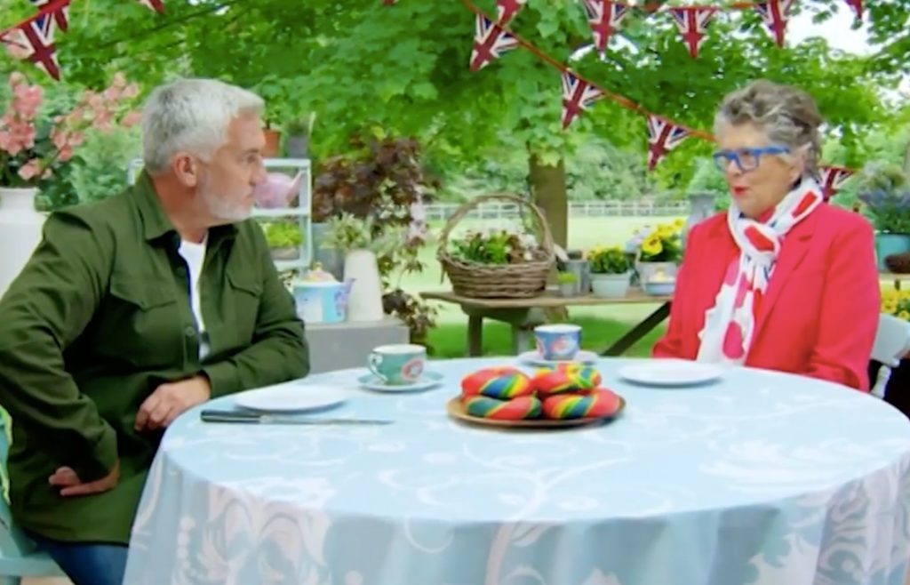 Paul Hollywood rainbow bagels The Great British Bake Off