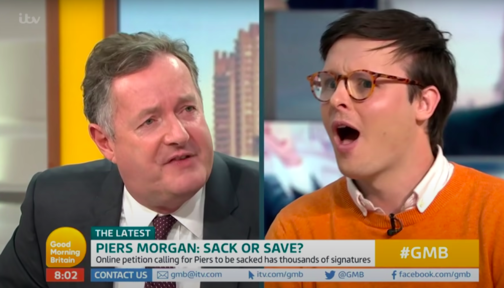 Piers Morgan debated gay journalist Benjamin Butterworth