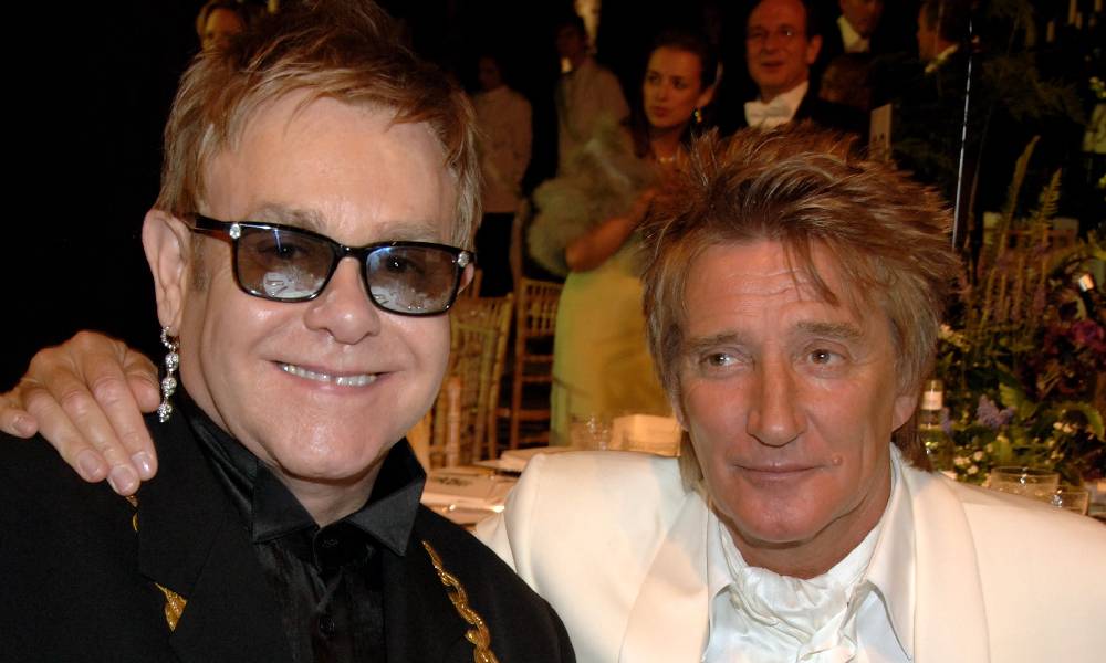 Elton John and Rod Stewart in 2007.