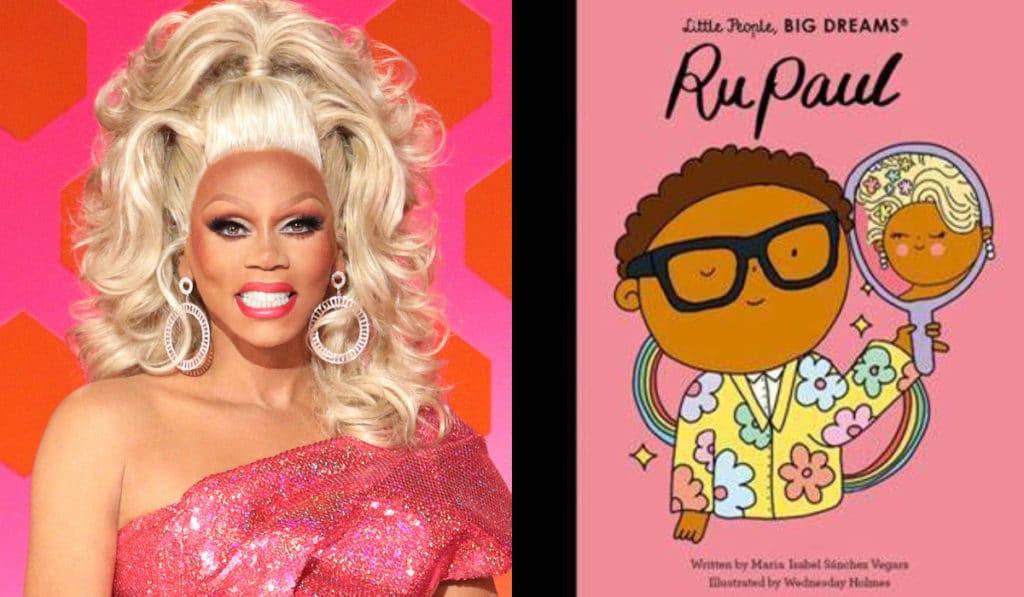 Following Elton John and David Bowie, RuPaul will be the latest lGBT+ icon to appear on the Little People, Big Dreams series. (VH1/The Quarto Group)
