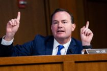 Republican Senator Mike Lee of Utah, a fervent opponent of LGBT+ rights