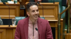 New Zealand Green party MP Ricardo Menéndez March gives his first speech in parliament titled: "Be gay, do crime".