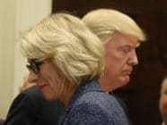 Transphobe and spineless Trump sycophant Betsy DeVos resigns