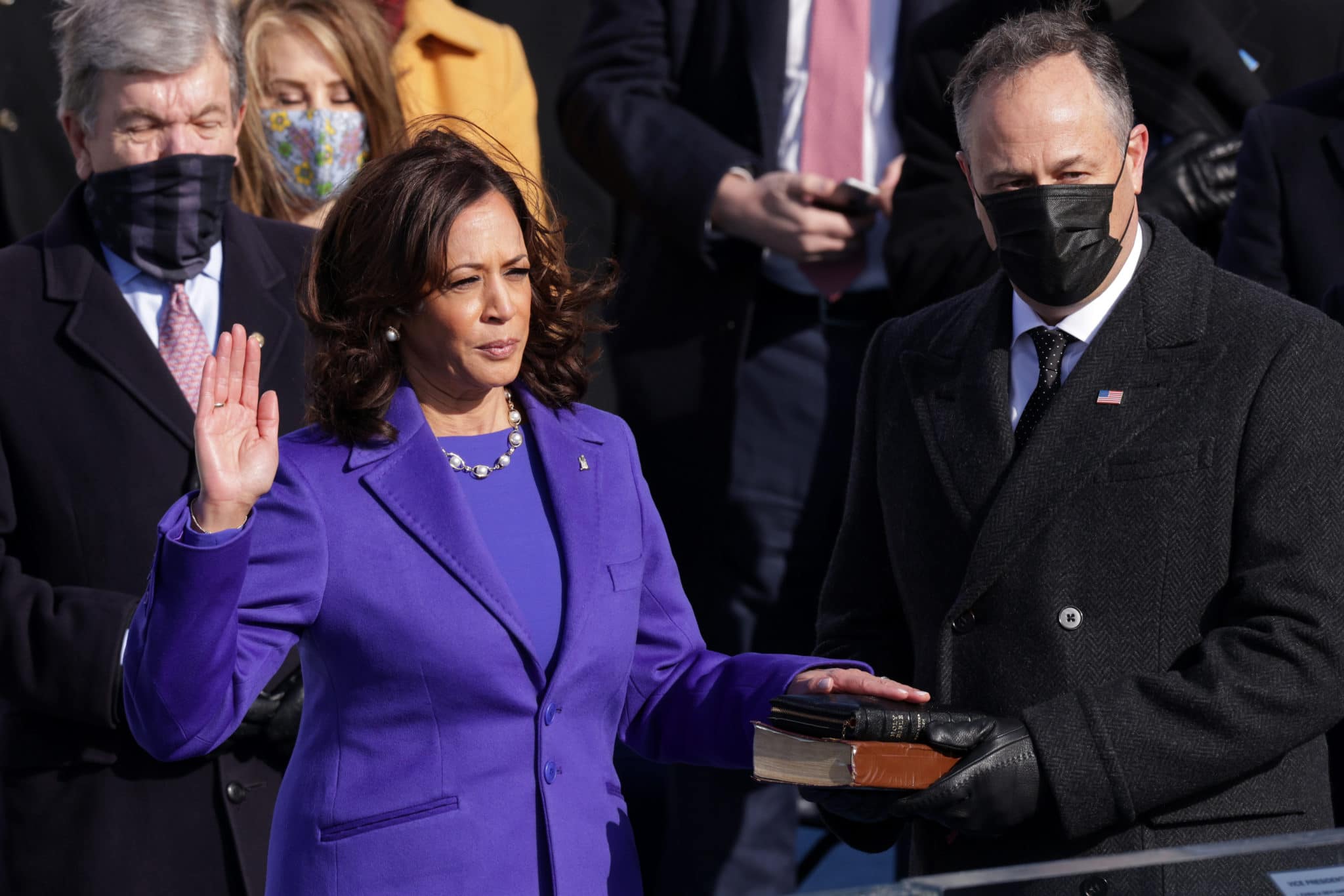  Kamala Harris is sworn as U.S. Vice President.
