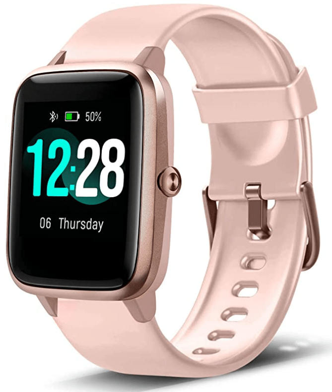 Rose gold smart watch from Letscom
