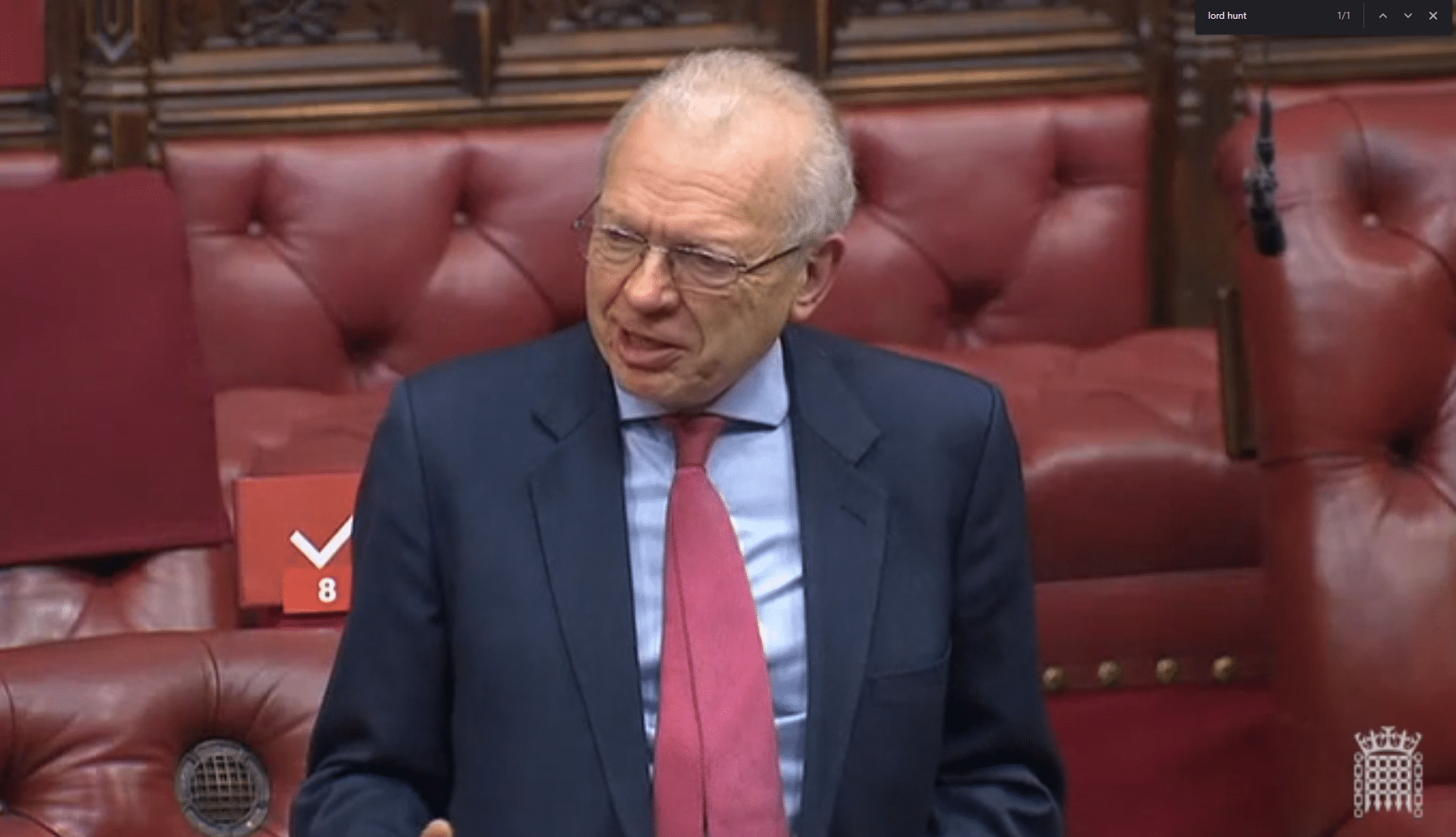 Labour peer Lord Hunt of Kings Heath lashed out at the wording of a bill which would allow ministers to take paid maternity leave 