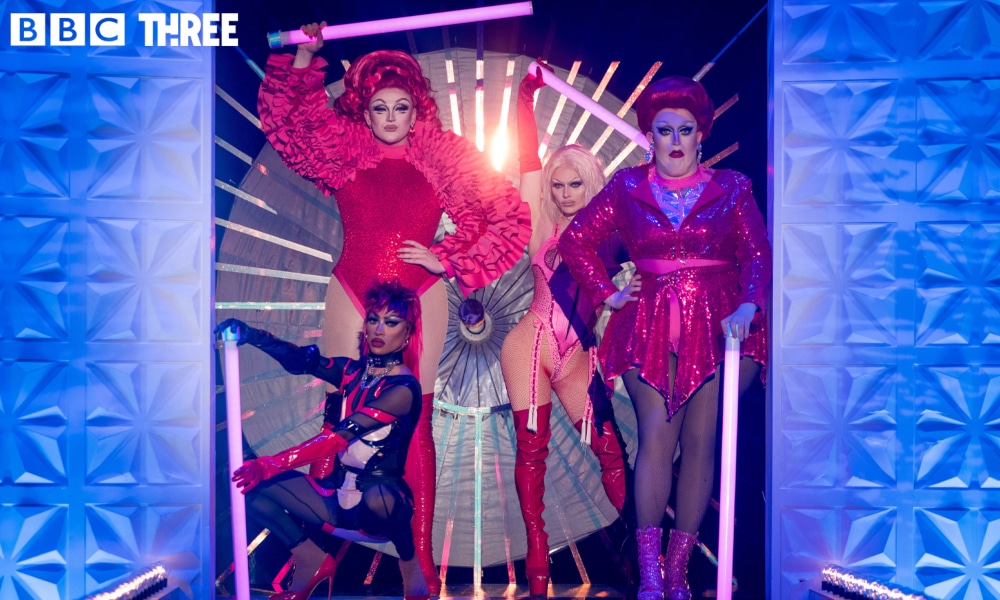 The four finalists of Drag Race UK
