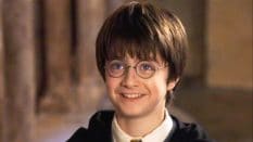 A young Daniel Radcliffe as Harry Potter