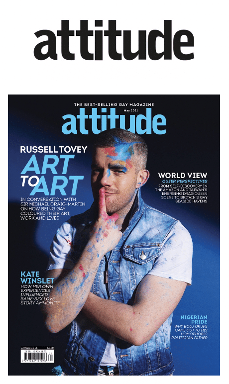 Russell Tovey Attitude magazine