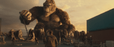 Godzilla vs Kong sees the two characters battle. (YouTube)