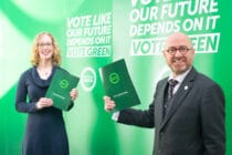Scottish Green Party co-leaders Lorna Slater and Patrick Harvie