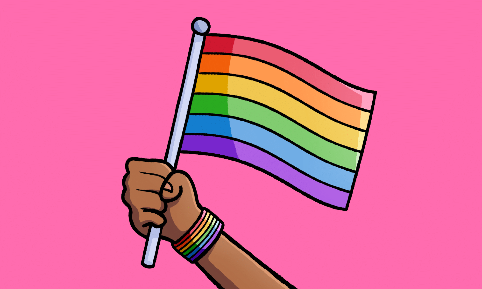 "Sashay away" Pride 2017 sign