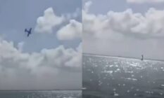 plane crashes into the sea during a gender reveal party in cancun
