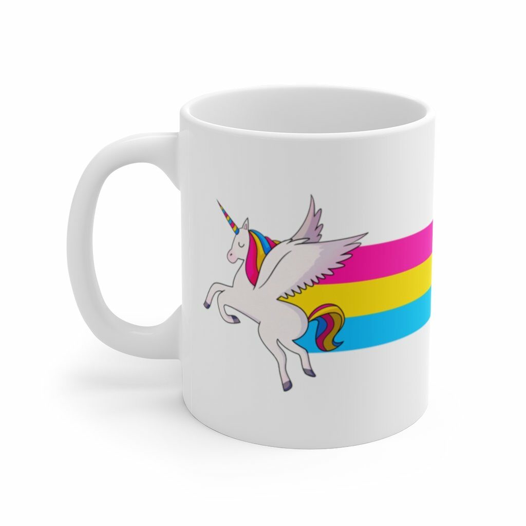 A pansexual unicorn mug. (PinkNews)