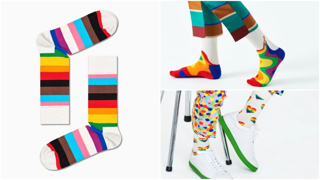 Happy Socks have released a stand-out collection to celebrate Pride 2021. (Happy Socks)