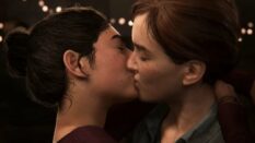The Last of Us Part II Ellie and Dina kiss