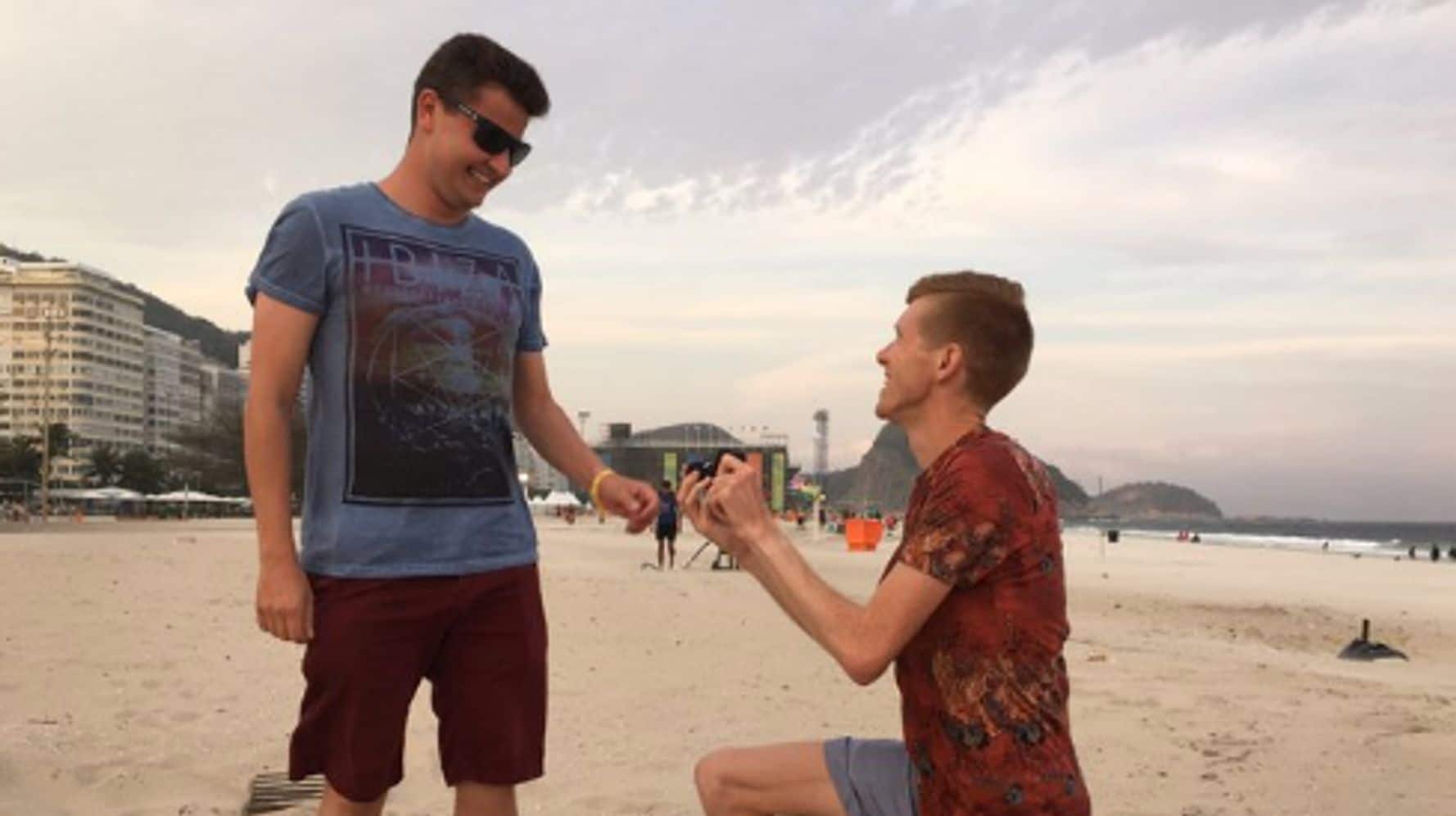 Tom Bosworth proposes to boyfriend