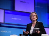 Helen Joyce on Centre Stage during day two of MoneyConf 2018 at the RDS Arena in Dublin